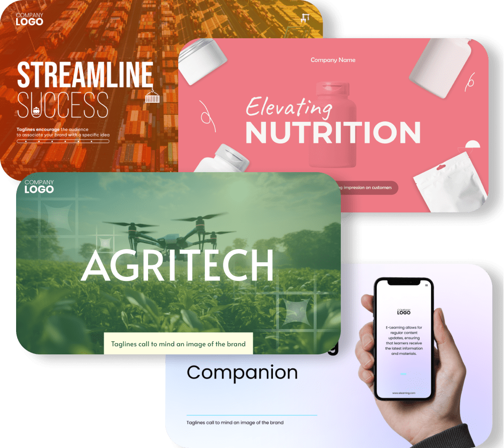 Variety of customizable templates & assets